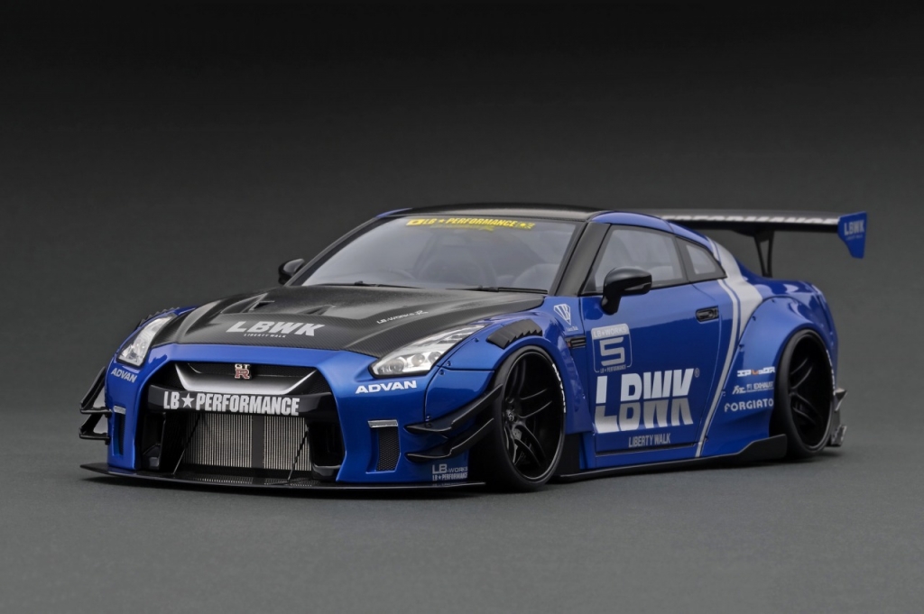 イグニションモデルLB-WORKS.GT-R(R35)Blue.Metallic