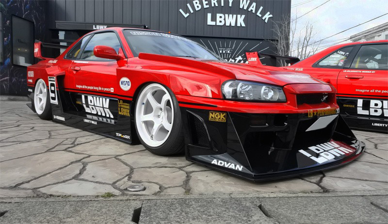 1/18スケール ：LB-ER34 スーパーシルエットSKYLINE カラー