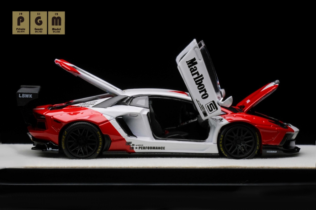 限定999台　PGM 1/64 LBWK×Aape LP700 ランボルギーニ 1/64 PGM Lamborghini LP700 LBWK LB Works full open Pink