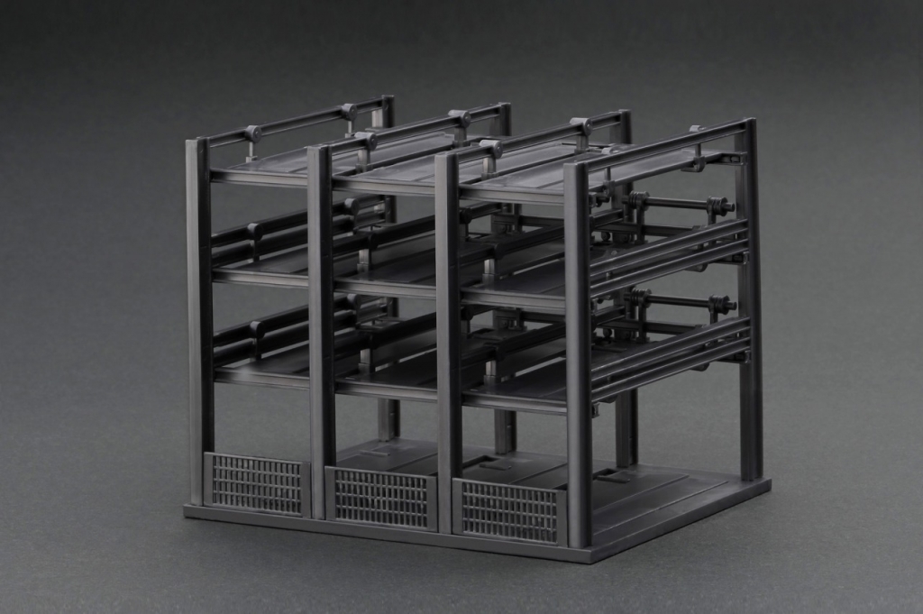 告知：1/64 WEB限定「立体駐車場 組立キット 車両1台付き」第4弾。4/25