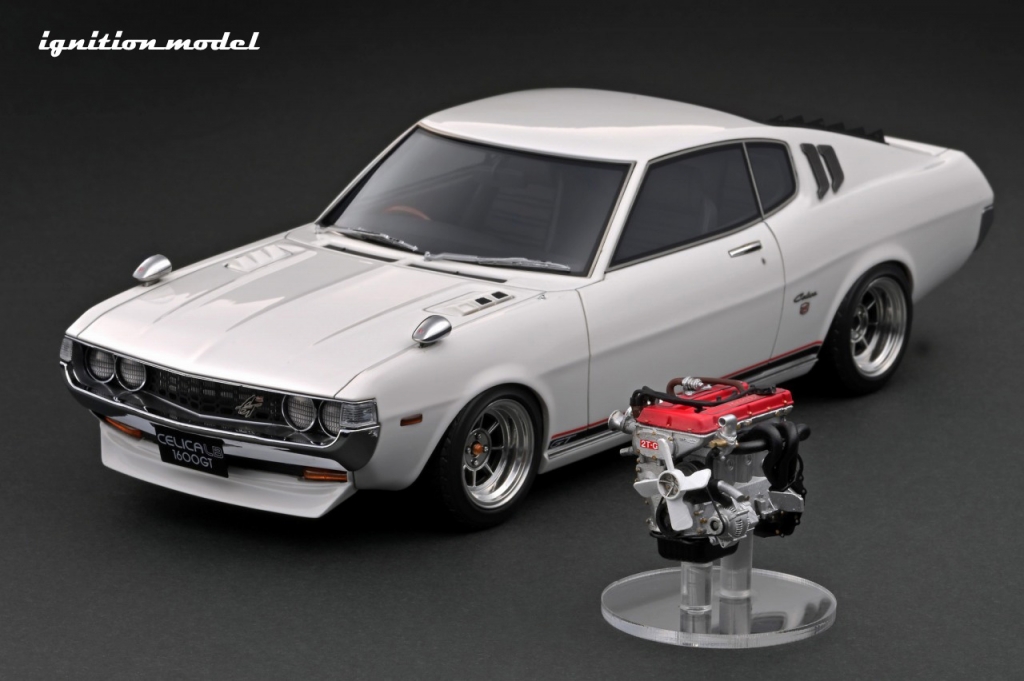 予告：1/18 WEB限定モデル「セリカ1600GT LB (TA27) 2TGエンジン付」7