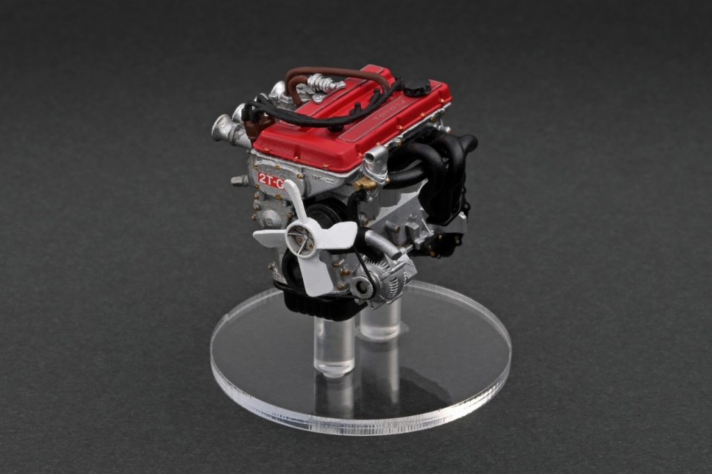 週明け 7月19日21時半~WEB限定「1/18 セリカ1600GT LB (TA27) エンジン