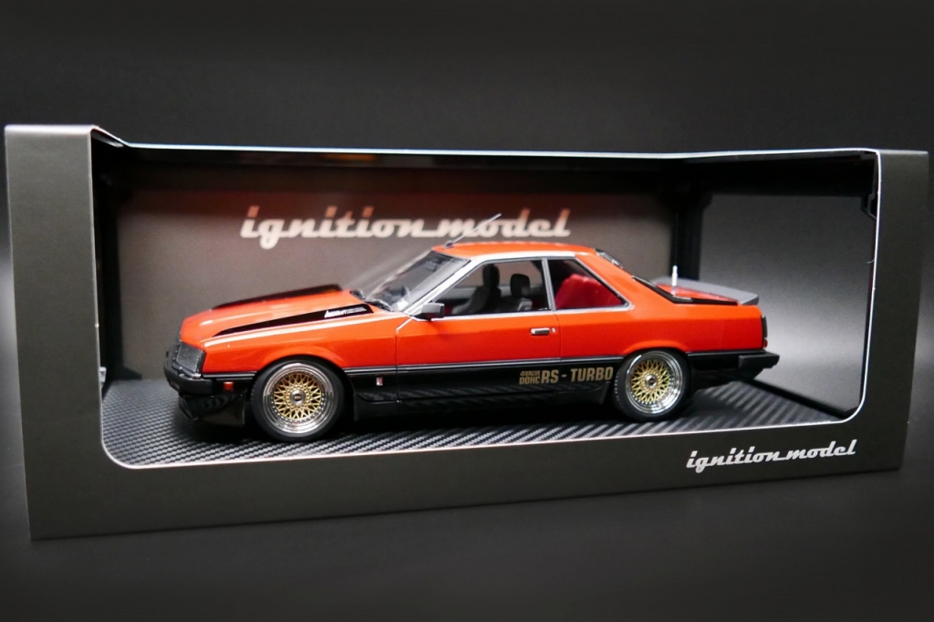 イグニッションモデル　RS-TURBO 限定版 予告：1/18 エンジン付 WEB限定モデル「Skyline 2000 RS-X Turbo