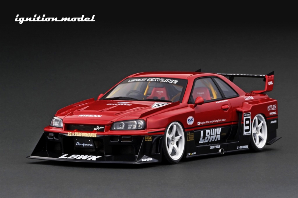 明日、8/22(月) 21時半~受注スタート：1/18 LB-Silhouette WORKS 35GT