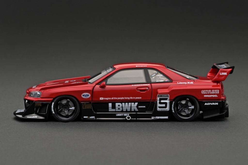 予告：イベント＆WEB限定モデル「1/43 LB-ER34 スーパーシルエット