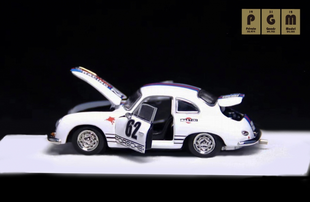 PGMから新製品リリース : 1/64フル開閉「Porsche 356 マルティ二カラー