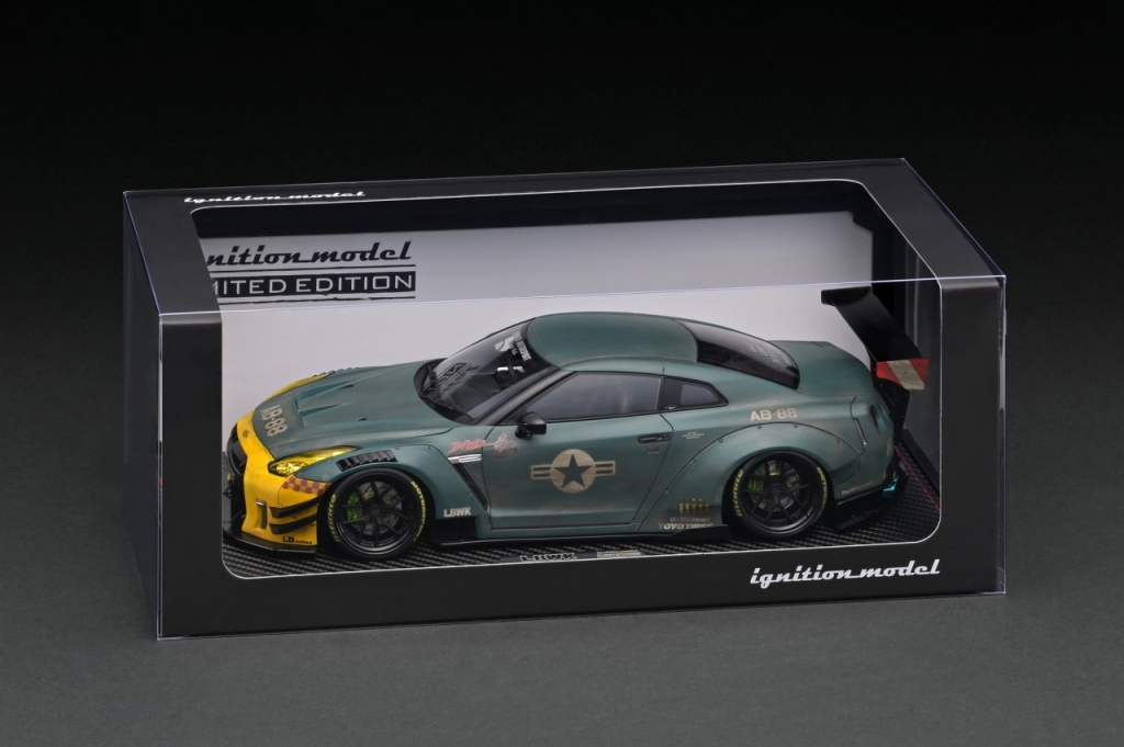 予告：WEB限定「1/18 LB-WORKS GT-R R35 type 2 Matte Green」9/20(火