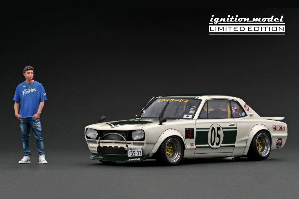 予告：WEB限定「1/18 LB-WORKS Charasuka 2Door フィギュア付」10/11