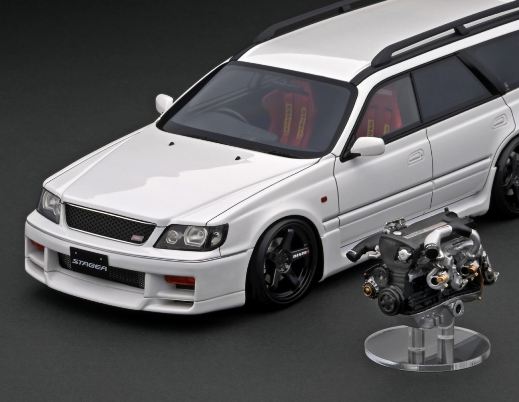 予告：WEB限定「1/18 STAGEA 260RS RB26エンジン付」10/17(月) 受注