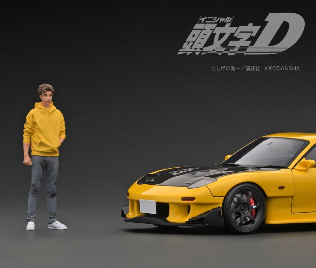 WEB限定 IG2873 1/18 頭文字D RX-7 FD3S