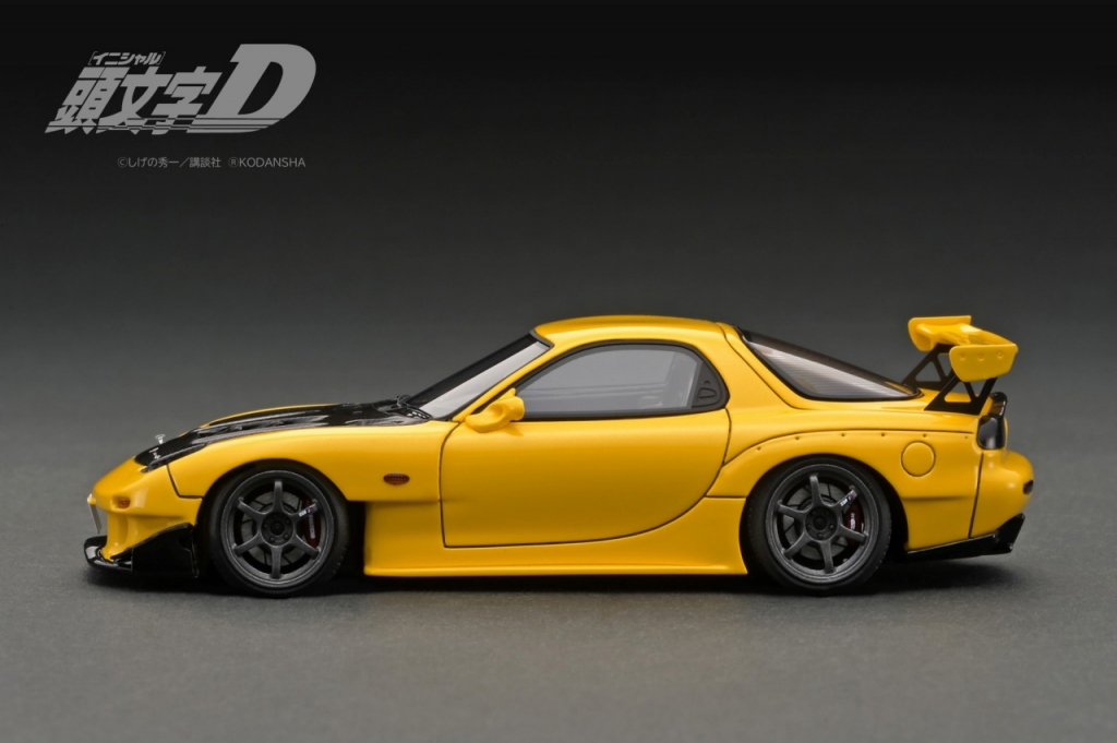 re雨宮 オートアート　フィギュア　イニシャルd 1/43スケール 高橋啓介フィギュア付き」：頭文字D仕様「FD3S」は