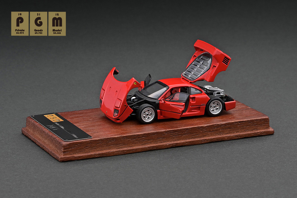 PGMから新製品リリース : YouTube動画で話題「1/64スケール F40 スノー