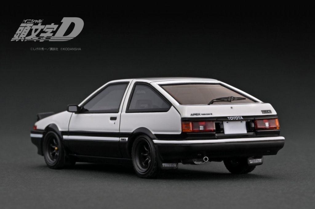 1/43スケール「頭文字D」の2種：拓海と涼介のフィギュア付は 2/20 ＆ 2