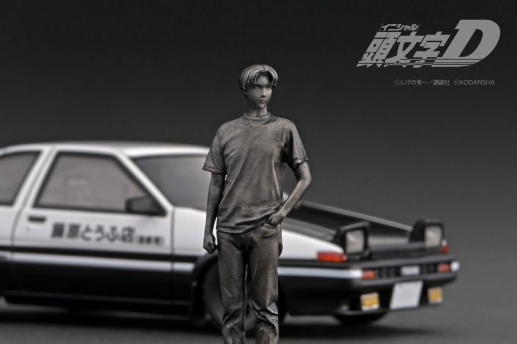 1/43スケール「頭文字D」の2種：拓海と涼介のフィギュア付は 2/20 ＆ 2 ...