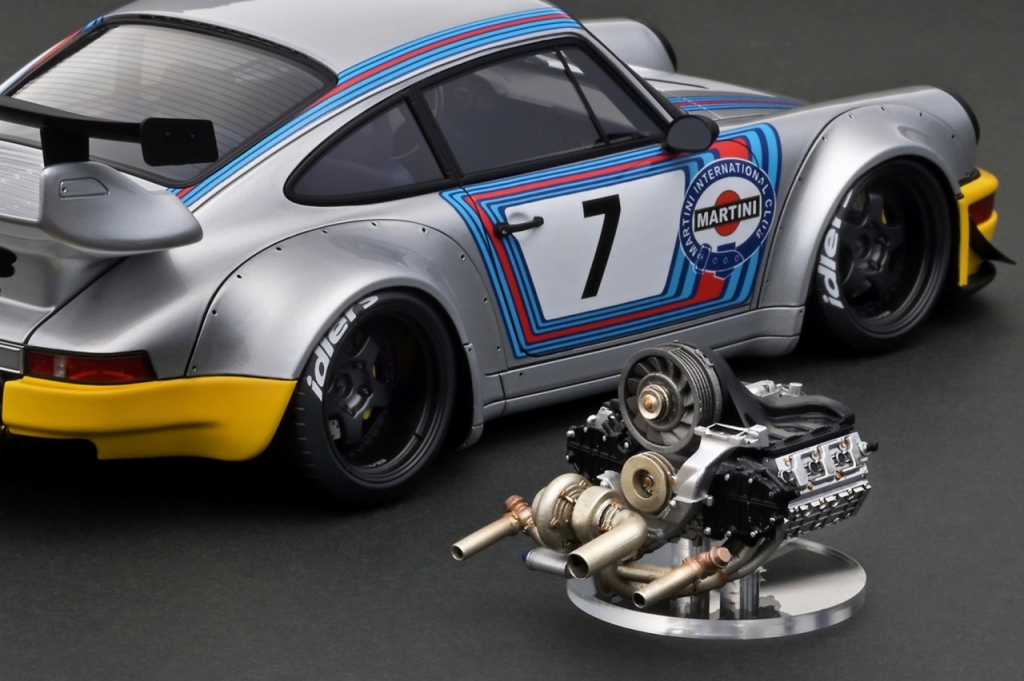 フラット6 (M64)エンジン付 1/18 WEB限定：「RWB 964」3/13(月