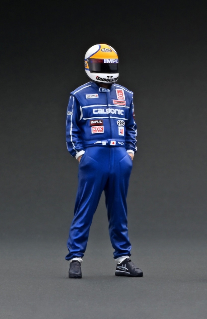 ヘルメットを被った星野選手フィギュア付き」JTCのチャンピオンマシン
