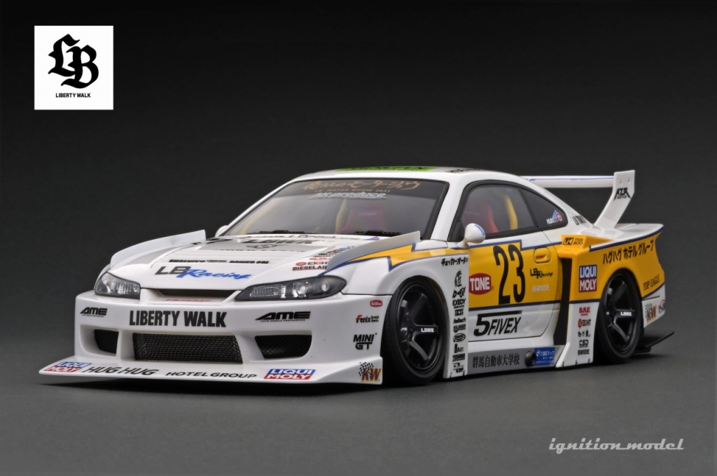 1/18スケール 「VERTEX シルビア(S14) 後期型」カラーサンプル 1/18スケール 「VERTEX シルビア(S14) 後期型」カラーサンプル