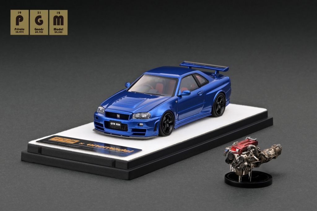 Ignition Model 1/43 BNR34 GT-R Z-tune 限定 IG0608 1/43 Nismo R34 GT-R Z-tune Gold | LINE UP | ignition