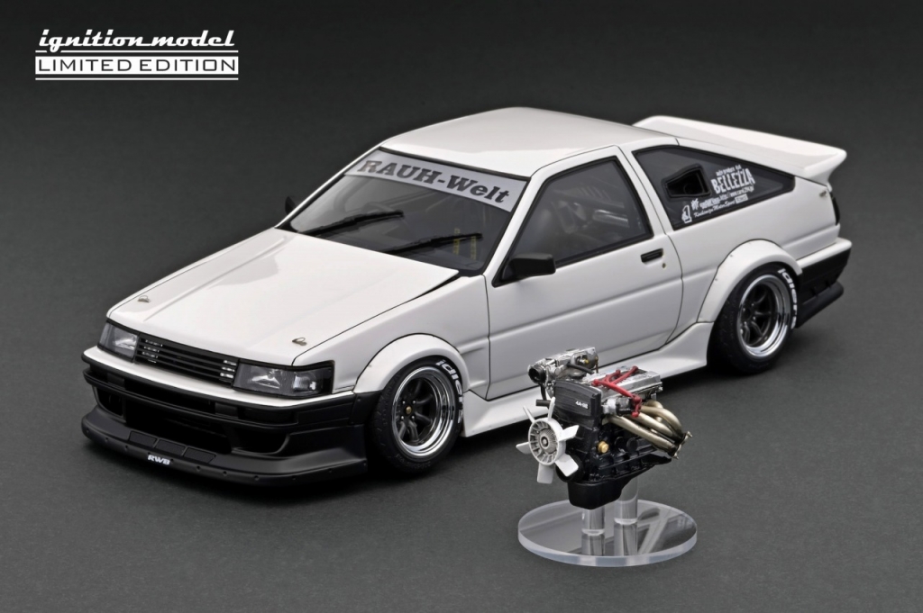 予告:1/18エンジン付 WEB限定モデル「RWB AE86 」6/19(月)受注 予告:1/18エンジン付 WEB限定モデル「RWB AE86 」6/19(月)受注