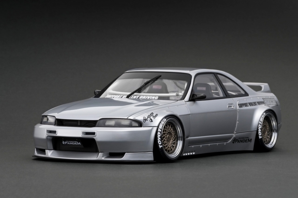 Modellino Ignition Model 1/18 Pandem GT-R (BCNR33) Giallo JDM - Resina - Nuovo - Foto 2