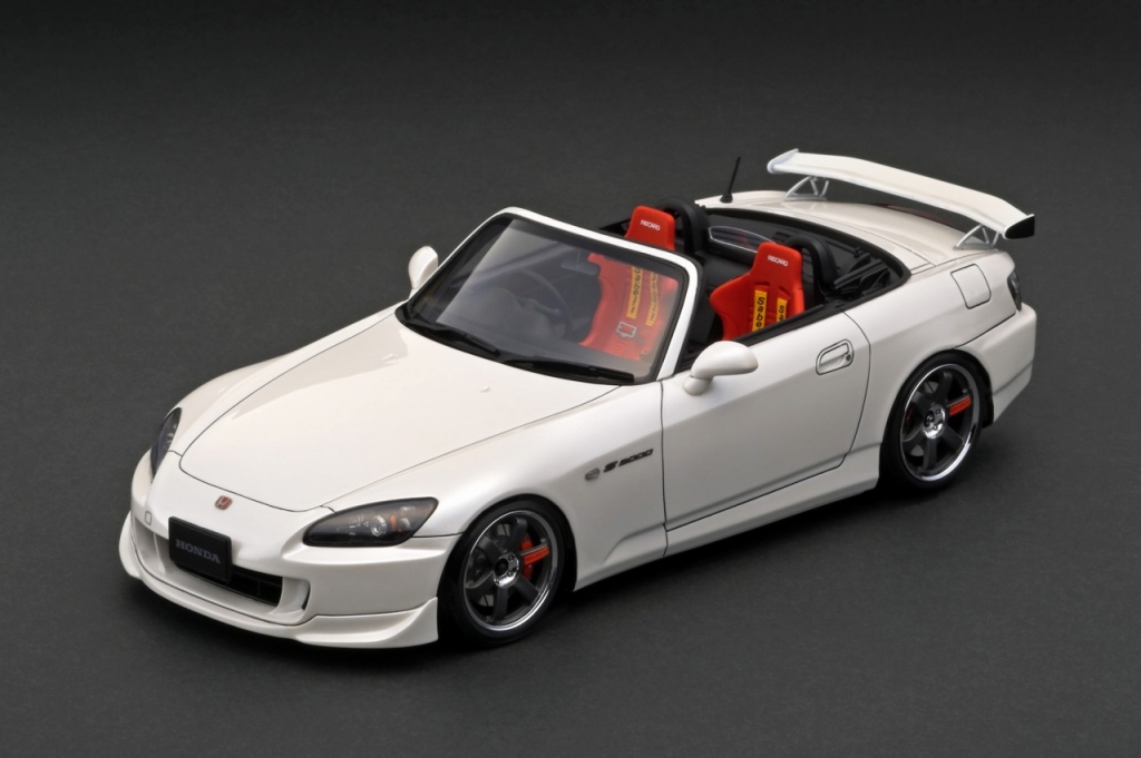 Honda S2000 With Engine 1/18 イグニッションモデル 予告：1/18エンジン付 WEB限定モデル「Honda S2000 (AP2)」7/18