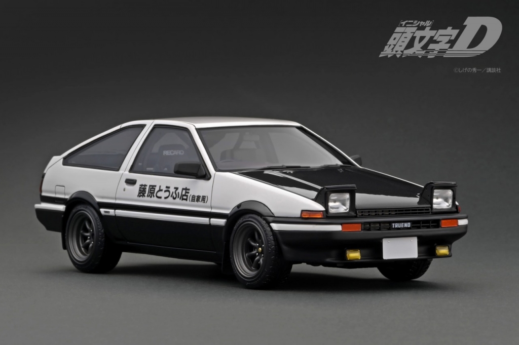 イニシャルD・1/43仕様・86ライト＆フォグ点灯・ディスプレーBOX/ジオラマ イニシャルD・1/43仕様・86ライト＆フォグ点灯・ディスプレーBOX