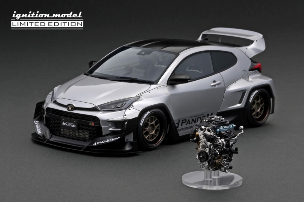 60台限定　1/18 PANDEM GR YARIS 4BA [IG2903] IG2903 1/18 PANDEM GR YARIS (4BA) Blue Metallic With Engine | LINE