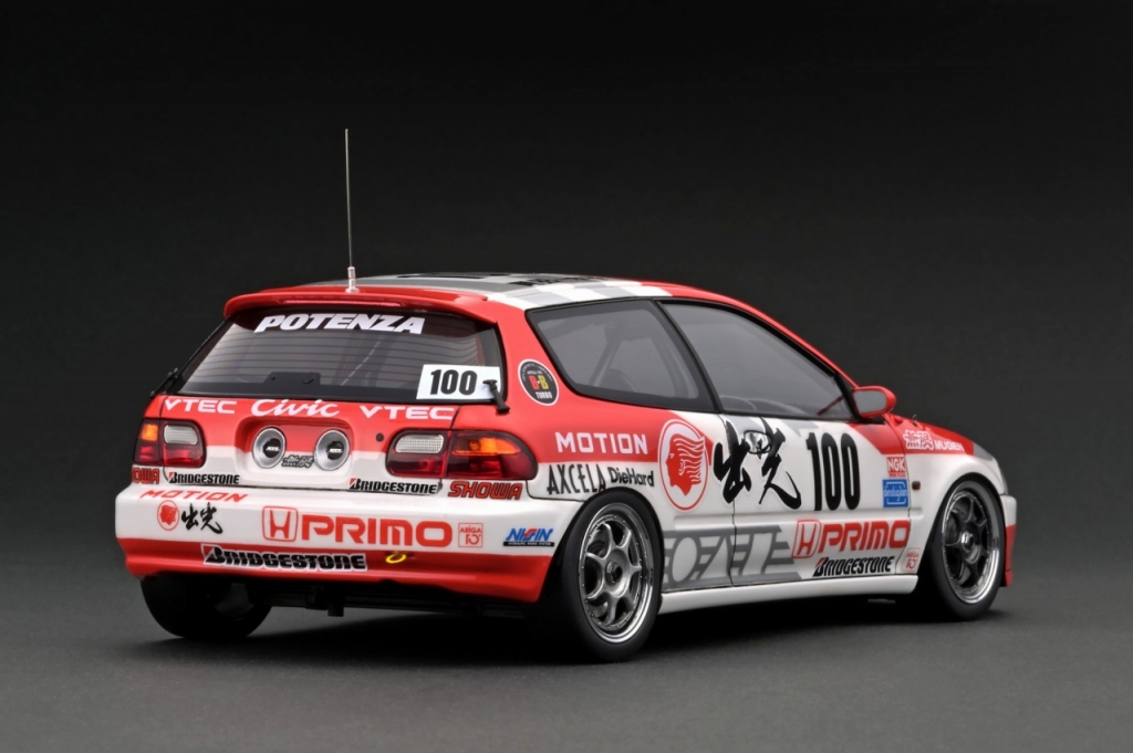 1/18スケール「出光 MOTION 無限 CIVIC (#100) 1993」カラー 1/18スケール「出光 MOTION 無限 CIVIC (#100) 1993」カラー