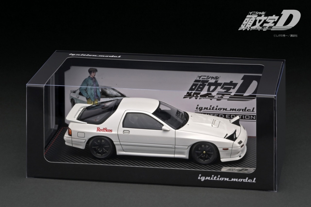 【限定60台在庫1台！】1/18 Mazda Savanna RX-7 頭文字D Ignition Model IG2877 1/18 INITIAL D Mazda Savanna RX-7 w/Mr