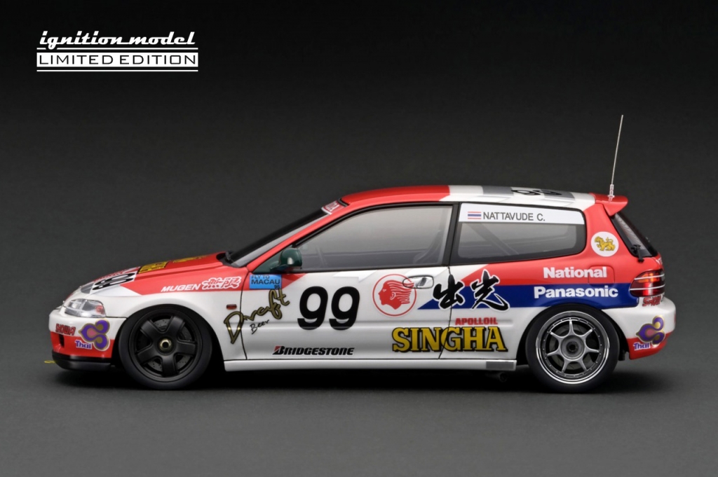 明日！！1/18スケールWEB限定モデル「出光 MOTION 無限 CIVIC