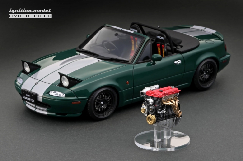 明日!!1/18エンジン付WEB限定モデル「ユーノスロードスター(NA 明日!!1/18エンジン付WEB限定モデル「ユーノスロードスター(NA