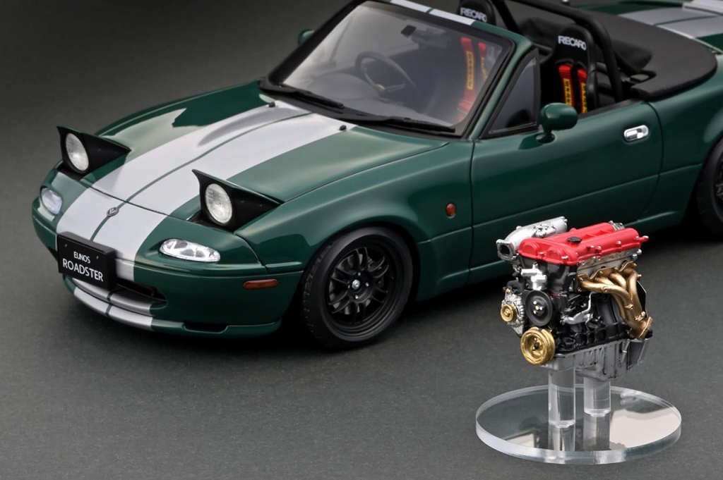 明日!!1/18エンジン付WEB限定モデル「ユーノスロードスター(NA 明日!!1/18エンジン付WEB限定モデル「ユーノスロードスター(NA