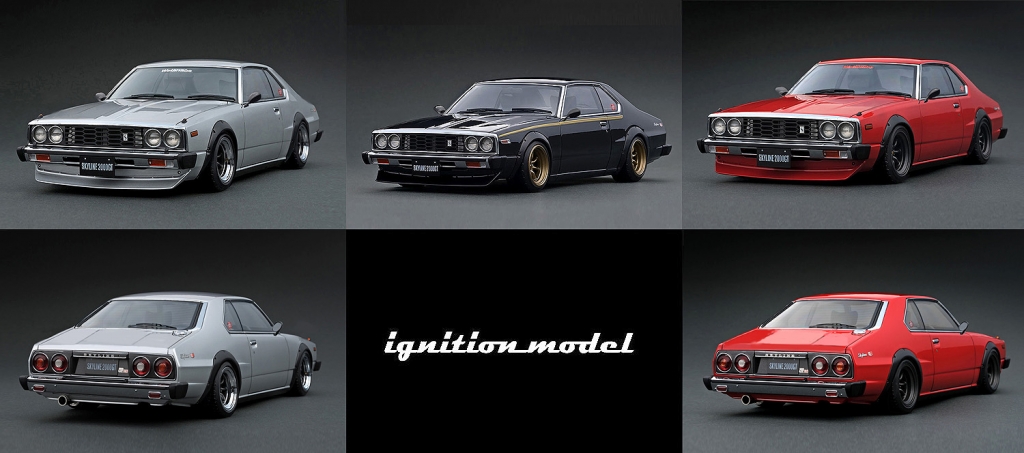 IG3009 1/18 Nissan Laurel 2000SGX (C130) Purple With Mr.Sata