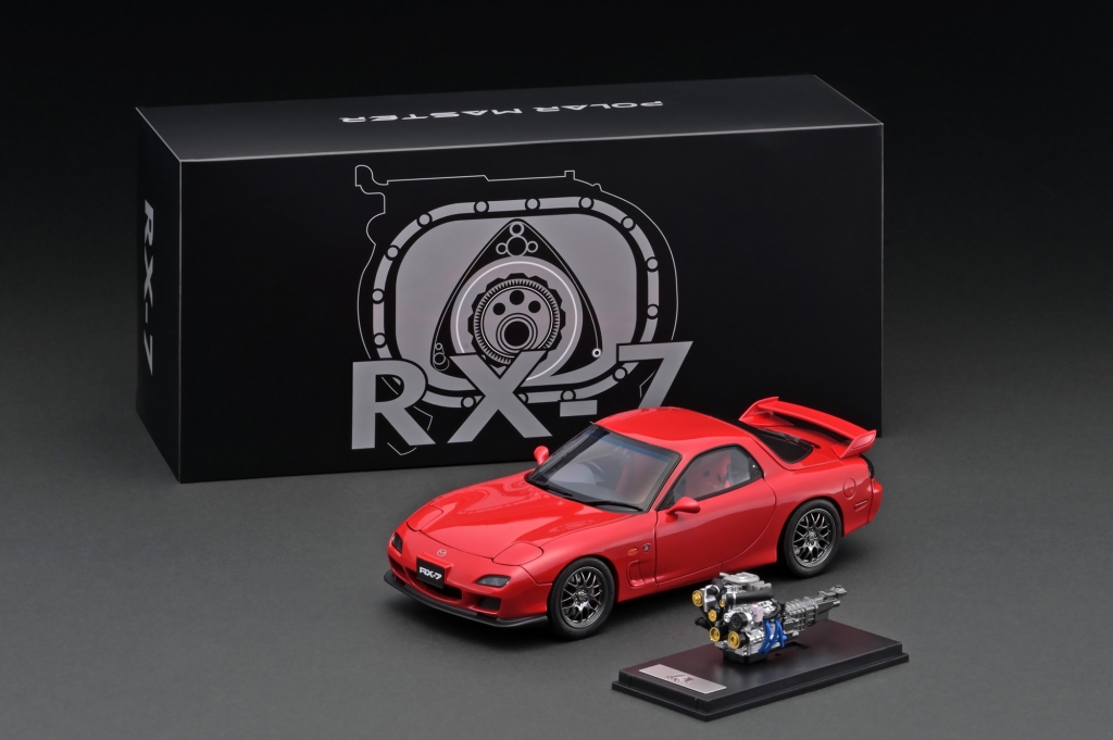 フル開閉「1/18 Mazda RX-7 SPIRIT R 」TK.STORE限定で販売 フル開閉「1/18 Mazda RX-7 SPIRIT R 」TK.STORE限定で販売