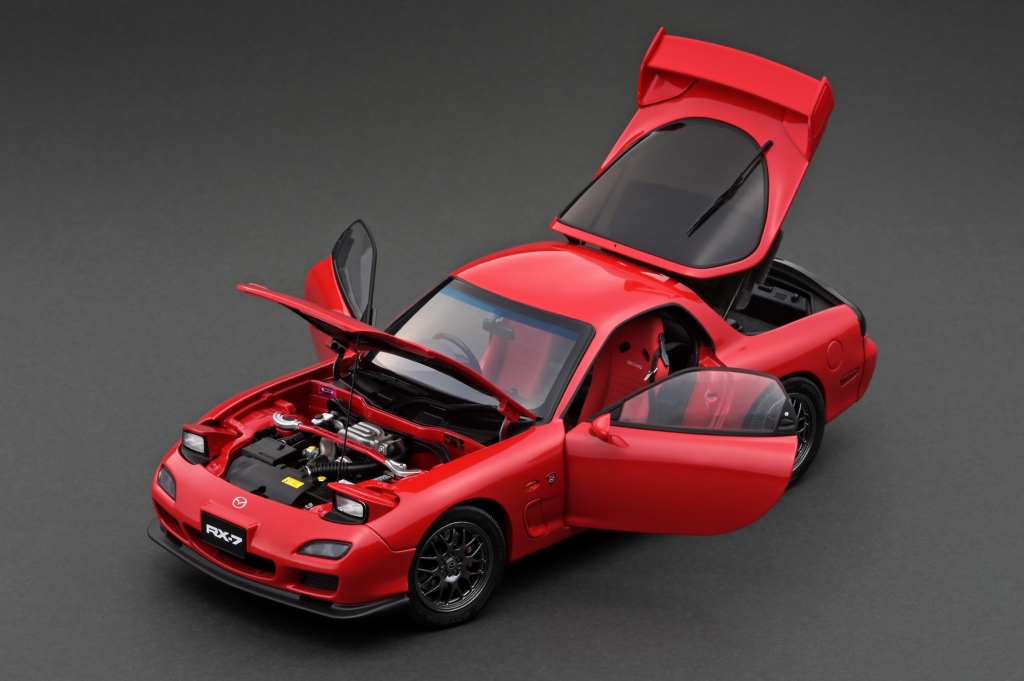 フル開閉「1/18 Mazda RX-7 SPIRIT R 」TK.STORE限定で販売 フル開閉「1/18 Mazda RX-7 SPIRIT R 」TK.STORE限定で販売