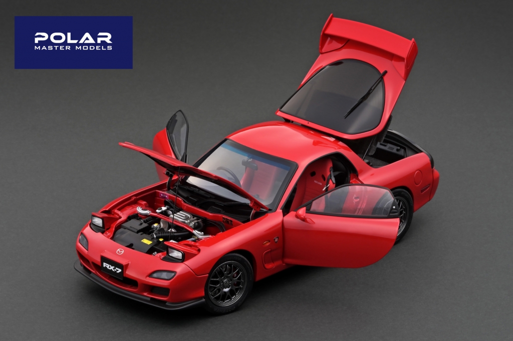 フル開閉「1/18 Mazda RX-7 SPIRIT R 」TK.STORE限定で販売 フル開閉「1/18 Mazda RX-7 SPIRIT R 」TK.STORE限定で販売