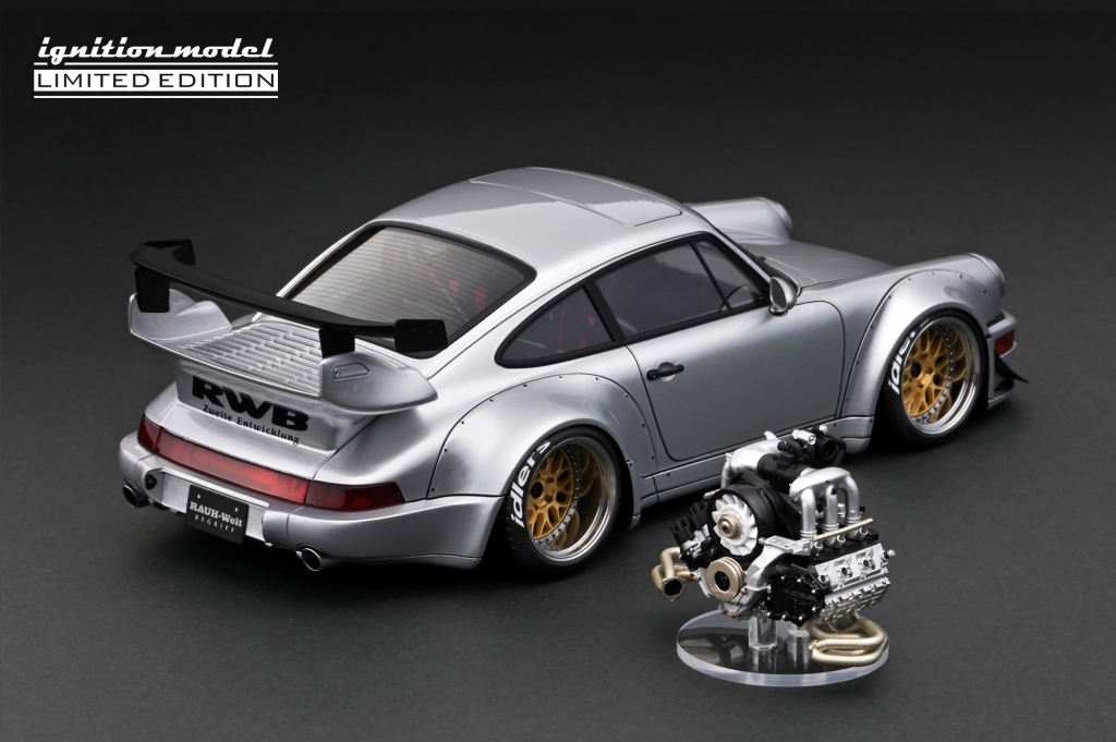 予告:1/18エンジン付 WEB限定モデル「RWB 964」2/5(月)21時半 予告:1/18エンジン付 WEB限定モデル「RWB 964」2/5(月)21時半