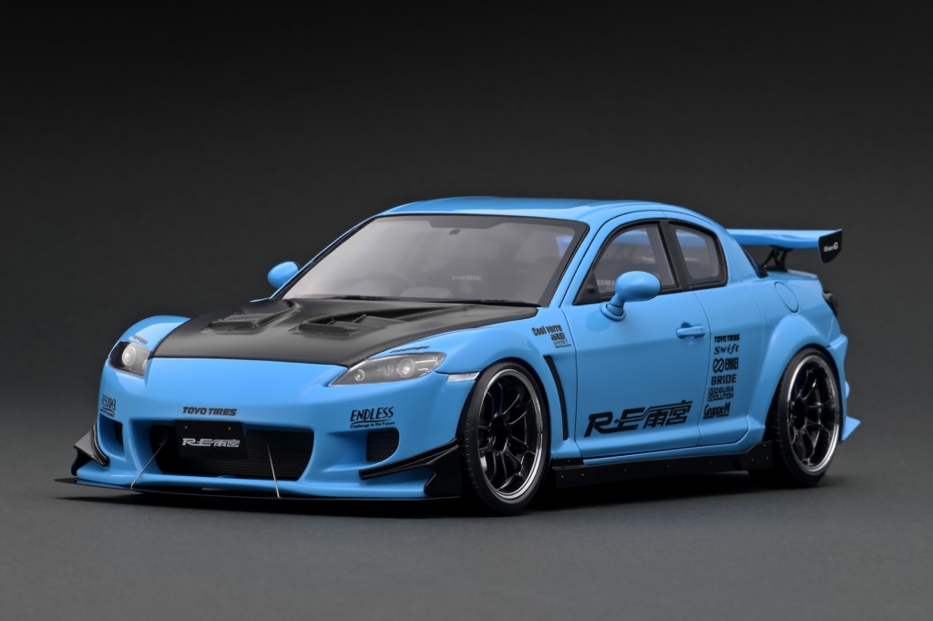 RE雨宮のデモカー「1/18 Mazda RX-8 (SE3P)」× 6カラーをご予約