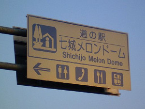 メロンドーム標識
