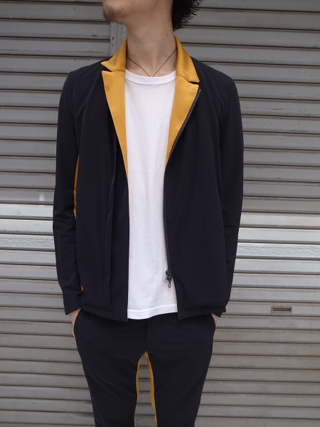 恵みの時 KAZUYUKI KUMAGAI Nyストレッチタフタx TCP裏毛 ジャケット