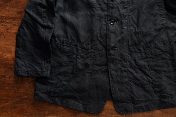 ジャケット・アウター A VONTADE British Mil. 3B Jacket Black M A VONTADE メンズ/A VONTADE/アボンタージ/Linen British Mil 3B