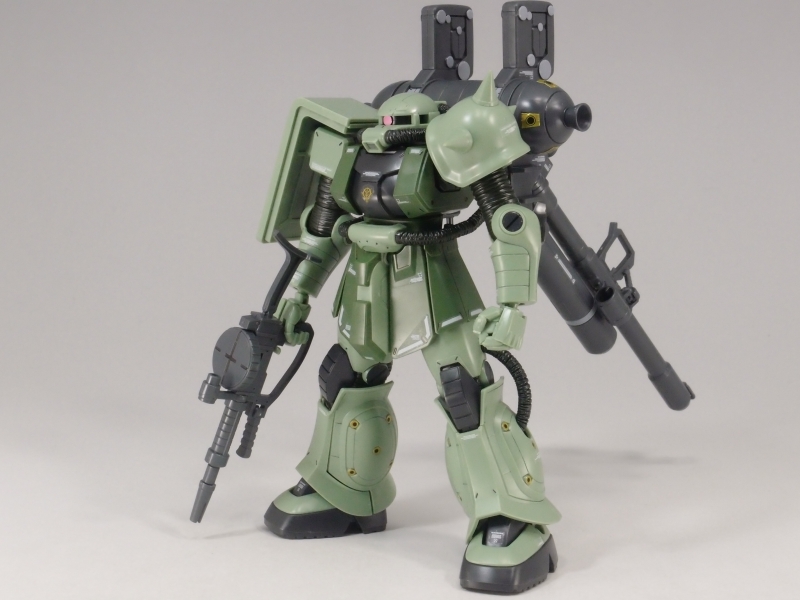 HG 1/144 MS-06量産型ザク+ビッグガン (機動戦士ガンダム サンダー