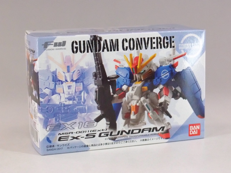 FW GUNDAM CONVERGE EX18 EX-S GUNDAM 1 piece toy / Gum