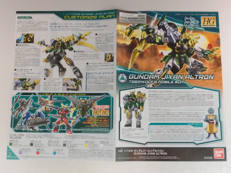 HGBD 1/144 ガンダムジーエンアルトロン (ガンダムビルドダイバーズ