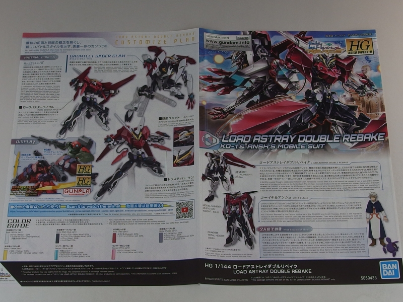 HGBD:R 1/144 ロードアストレイダブルリベイク ガンプラ「HGBD:R 1/144 ロードアストレイダブルリベイク」が11