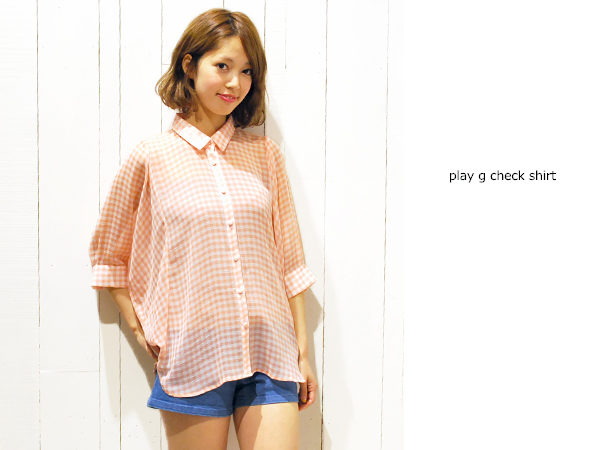play g check shirt ¥É¥ë¥Þ¥ó¥¹¥ê¡¼¥Ö¥·¥ã¥Ä
