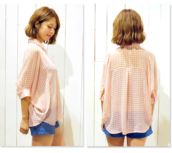 play g check shirt ¥Ø¥ë¥·¡¼¤Ê¿§Ì£¤Î¥®¥ó¥¬¥à¥Á¥§¥Ã¥¯¤ò»ÈÍѤ·¤¿¥·¥ó¥×¥ë¤Ç»È¤¤°×¤¤7ʬ¾æ¤Î¥É¥ë¥Þ¥ó¥¹¥ê¡¼¥Ö¥·¥ã¥Ä