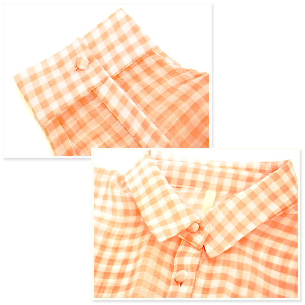 play g check shirt ¥Ø¥ë¥·¡¼¤Ê¿§Ì£¤Î¥®¥ó¥¬¥à¥Á¥§¥Ã¥¯¤ò»ÈÍѤ·¤¿¥·¥ó¥×¥ë¤Ç»È¤¤°×¤¤7ʬ¾æ¤Î¥É¥ë¥Þ¥ó¥¹¥ê¡¼¥Ö¥·¥ã¥Ä