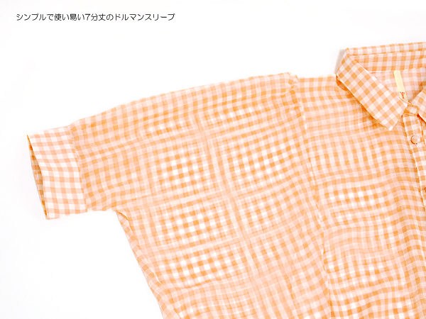 play g check shirt ¥Ø¥ë¥·¡¼¤Ê¿§Ì£¤Î¥®¥ó¥¬¥à¥Á¥§¥Ã¥¯¤ò»ÈÍѤ·¤¿¥·¥ó¥×¥ë¤Ç»È¤¤°×¤¤7ʬ¾æ¤Î¥É¥ë¥Þ¥ó¥¹¥ê¡¼¥Ö¥·¥ã¥Ä