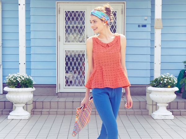 cutwork lace top¡¡¥Ú¥×¥é¥à¥È¥Ã¥×¥¹